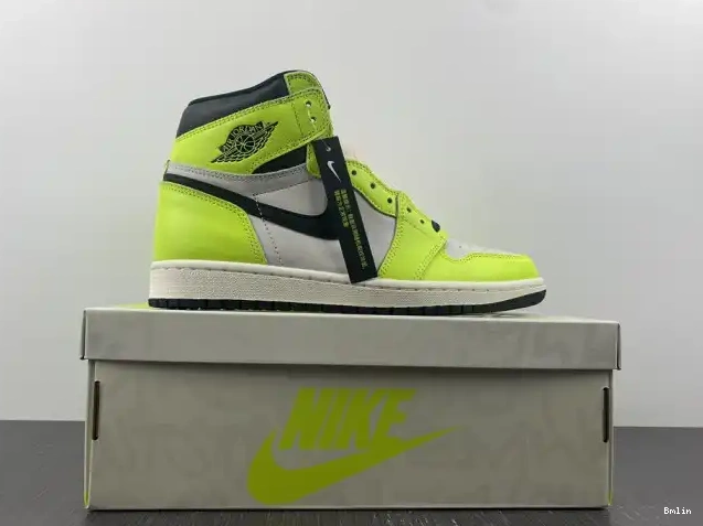 Bmlin shoes 1 Air Jordan OG High 555088-702 Volt 0607